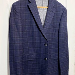 NWOT $375 Penguin Men's Checkered Suit Jacket 40R